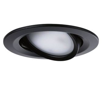 Paulmann 94471 LED vgradna svetilka, set 3 kosov, LED 18 W, črna (mat)