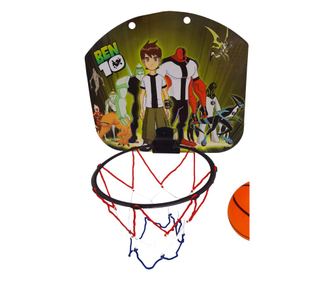 Комплект мини баскетболни кошове IdeallStore®, Ben 10 Edition, пластмаса, с включена топка