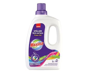 Detergent lichid pentru rufe colorate Sano Maxima Mix & Wash 3L