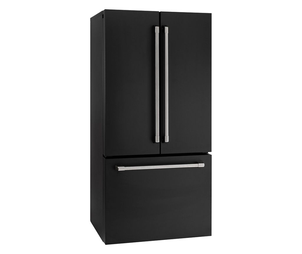 Side by side refrigerator, Iomabe, 527 liters, French Door, matte black