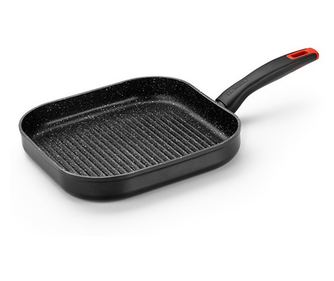 Грил тиган Monix Titan Rock, незалепващо покритие Quantanium, алуминий 4 mm, 28x28 cm