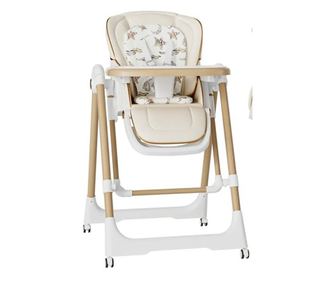 Scaun de Masa 2in1, Cyrax, pentru Copii 6 luni - 4 Ani, Pliabil, cu Roti, Balansoar, Leagan, Reglabil, Tava de Masa Dubla, Centu