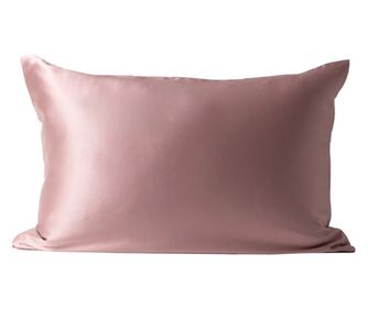 Μεταξωτή μαξιλαροθήκη 22 mm Grade 6A, 100% μετάξι μουριάς, Διαστάσεις: 50х70 εκ, Ροζ χαλαζίας