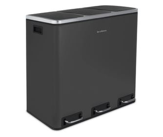 Les Collectors hulladékgyűjtő, 990. számú, űrtartalom: 3x18 liter, 3 kivehető rekesz, csendes nyitás/záródás, ujjlenyomat-taszít