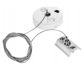 DPM Komplet spojnica za montažu za nadgradne šine, bijeli, X-LINE