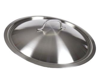 Fedő, rozsdamentes, 40 cm (gastro), AZHOME