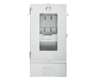 Pušač roštilj sa stolom, pocinčani čelik