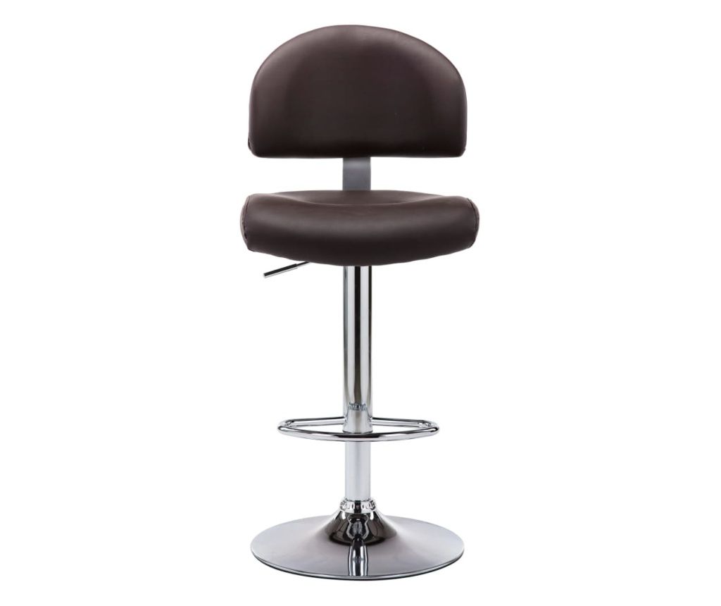 Bar Stool, Brown, Faux Leather