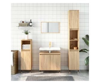 Kupaonski ormarić, sonoma hrast, 58x33x60 cm, obrađeno drvo