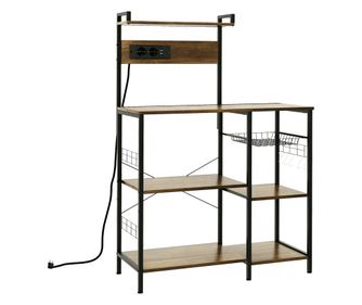 Кухненски рафт с множество контакти 90x42x130 см