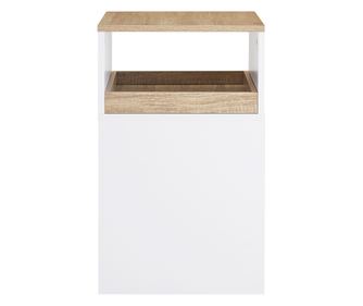 Ερμάριο γραφείου SoBuy ASK08-WN, λευκό-φυσικό, διαστάσεις 40x50x65 cm