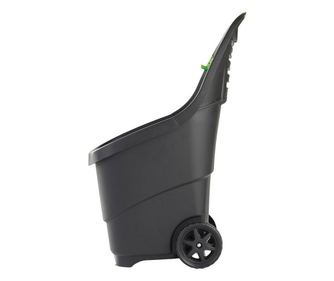 Kerti kocsi 65 L 87 x 60 x 50 cm Fekete polipropilén