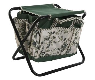 Комплект градински инструменти Home ESPRIT, бял, зелен, полиестер, алуминий, 7 части