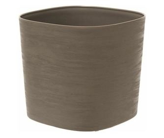 Öntöző Virágcserép Garden ID Szürke Barna 20 x 20 cm