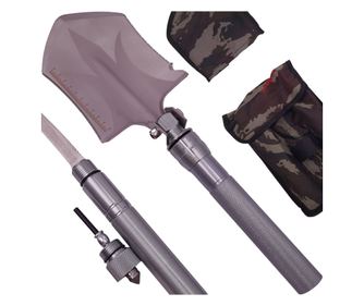 DEPOX® višenamjenska lopata, Hunting Society, 8 u 1, nehrđajući čelik, 62 cm, srebrna