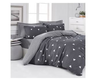 Спален комплект Eponj Home 143EPJ4425, 65% памук, 35% полиестер, 4 части, Завивка 200х220 см, Чаршаф 220х240 см, Калъфка 50х70 с