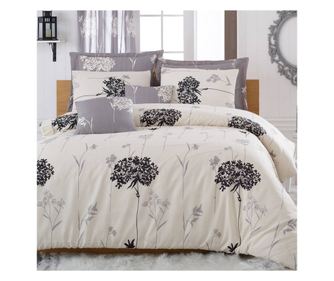 Спален комплект Eponj Home 143EPJ1451, 65% памук, 35% полиестер, 4 части, Завивка 200х220 см, Чаршаф 220х240 см, Калъфка 50х70 с