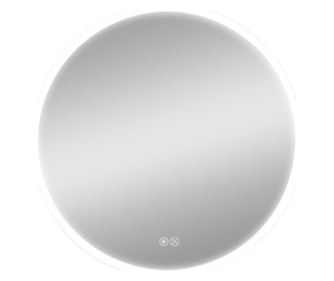 EDM 32436 Fali Tükör 20 W Ø 60 cm Átlátszó Alumínium Kerek LED Fény