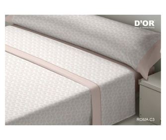 D'Or ROMA Розов комплект чаршафи от фланел 150