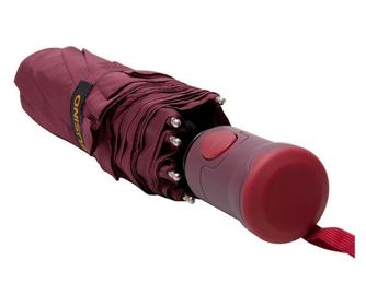 Umbrela telescopica, rosu bordeaux, deschidere automata, diametru 102cm