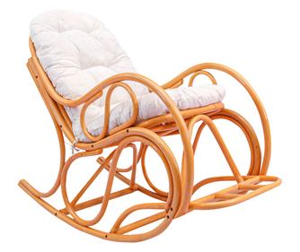 Agaton mézbézs fa hintaszék 55x130x100/110 cm