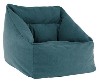 Zelený látkový sedací vak Urason 80x80x80 cm