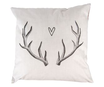 Textil Párnahuzat Rénszarvas Agancs 45x45 cm