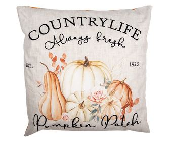 Sokszínű tök textil párnahuzat 45x45 cm