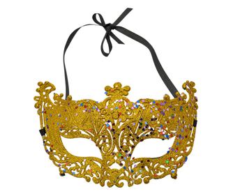 Masca Venetiana decorativa multicolora 18x8x11 cm