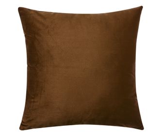 Rjava tekstilna prevleka za blazino 45x45 cm