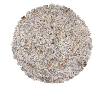 Vintage siva metalna zidna svjetiljka Ø 62x12 cm E27