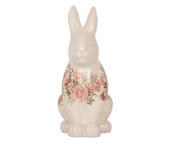 Figurina Iepuras Paste ceramica multicolor 16x12x28 cm