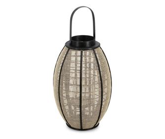 Felinar natur negru Hamir Ø30x49,5h