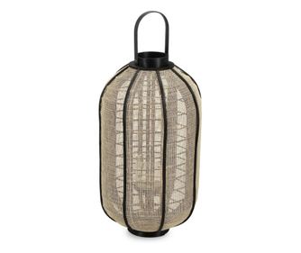 Felinar natur negru Hamir Ø33x61,5h