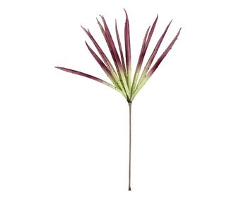 12 darabos Georgette zöld és piros műnövény készlet 45x115h