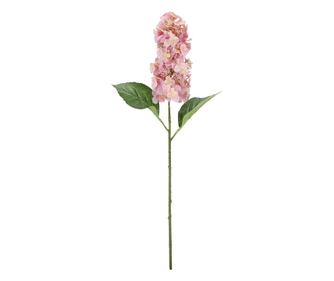 12 darabos mű rózsaszín és zöld hortenzia szett Ø22x64h