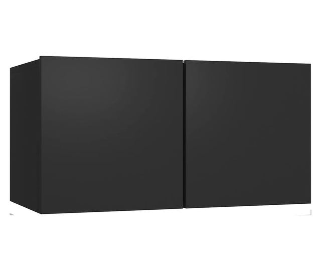 Set TV ormari, 6 komada, crna, PAL