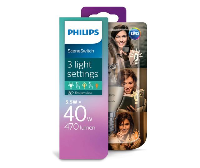 Philips 8718696598474 LED Лампа Топло Бяло 2700 K 5.5 W E14