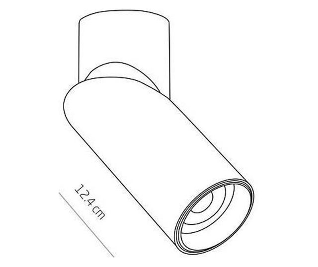 Nowodvorski India 7860 Črna Stropna Svetilka