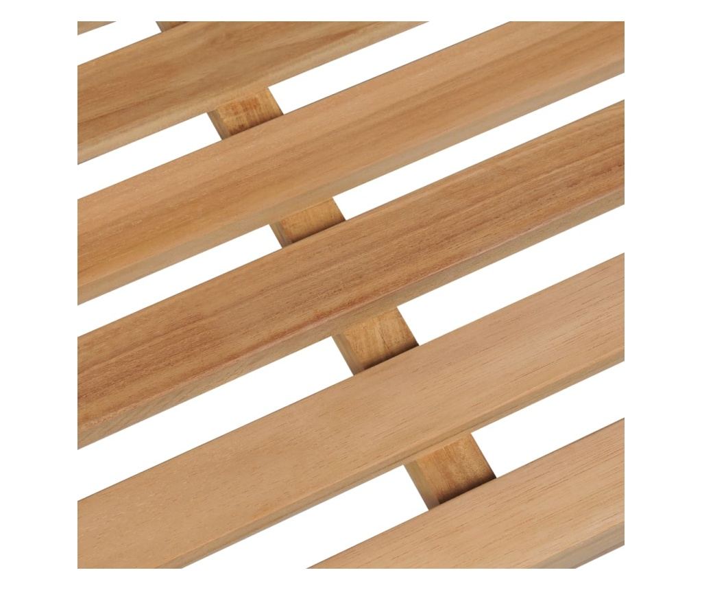 Vrtna klupa, 120 cm, tikovo drvo - 5