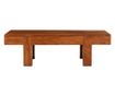 Coffee table, 100x50x30 cm, solid acacia wood with sheesham finish