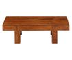 Coffee table, 100x50x30 cm, solid acacia wood with sheesham finish