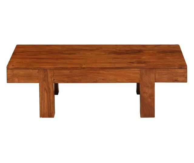 Coffee table, 100x50x30 cm, solid acacia wood with sheesham finish