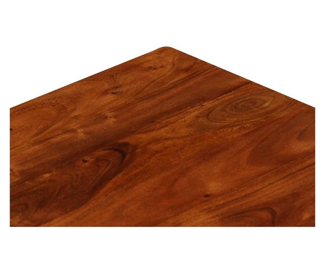 Coffee table, 100x50x30 cm, solid acacia wood with sheesham finish