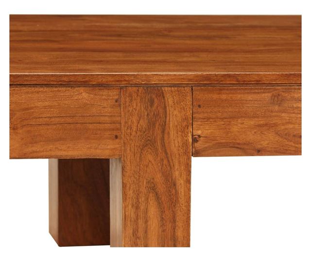Coffee table, 100x50x30 cm, solid acacia wood with sheesham finish