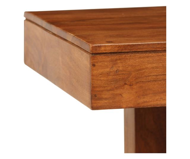 Coffee table, 100x50x30 cm, solid acacia wood with sheesham finish