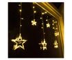Zavjesa s osvijetljenim zvjezdicama Fairy, s 63 LED svjetla thumbnail 4