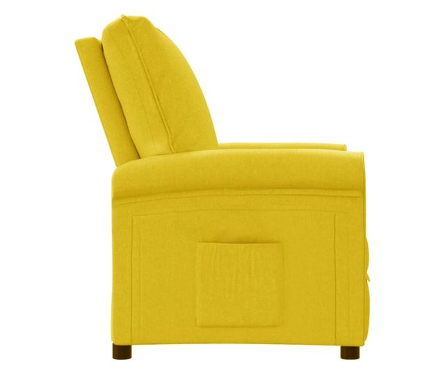 Sklopiva stolica, žuta, tekstilni materijal