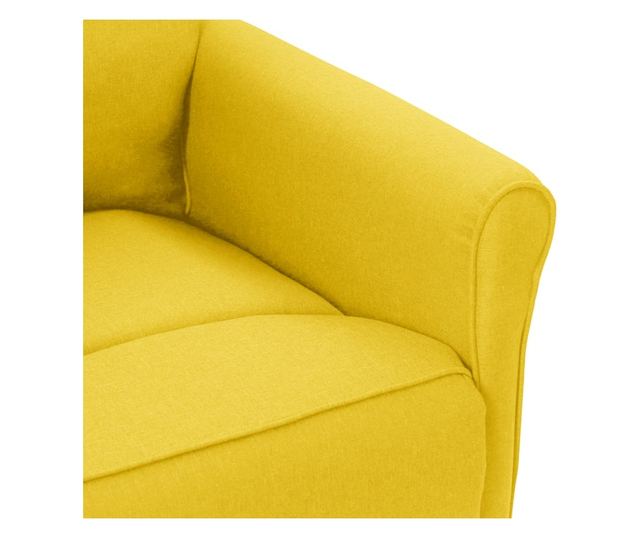 Sklopiva stolica, žuta, tekstilni materijal