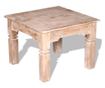 Stolik kawowy z drewna akacjowego, 60 x 60 x 45 cm